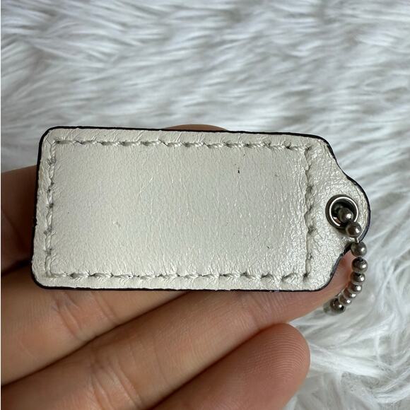1.5" COACH  Fob Bag Charm Hang tag Hangtag - Picture 2 of 2